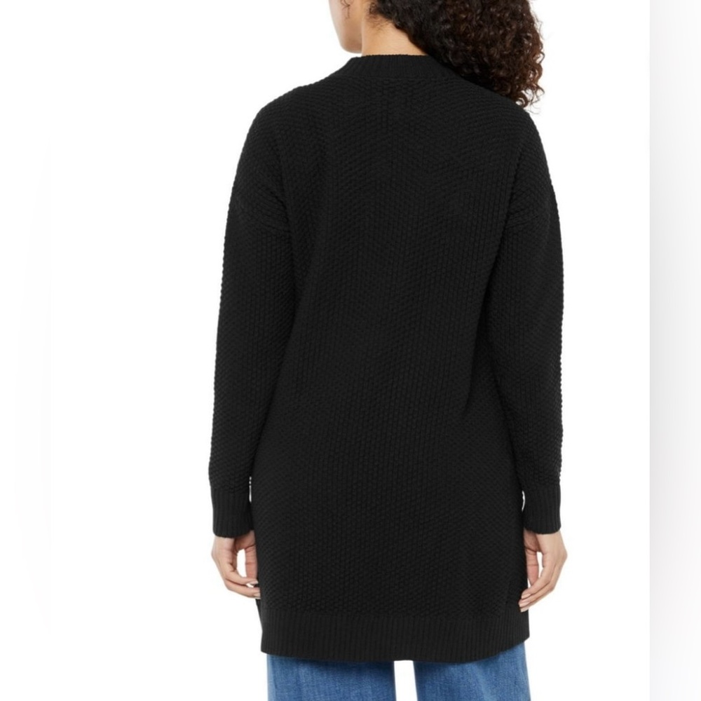 Gap Black Open-Front Cardigan Sweater - Picture 2 of 7